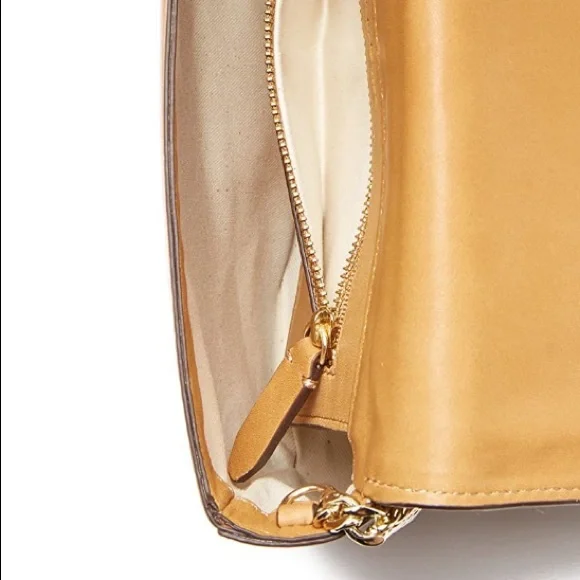 Loeffler Randall Camel Calfhair Crossbody Lock Bag - Picture 5 of 16